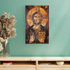 Cuadro «Cristo Pantocrátor» pintado a mano en acrílico sobre lienzo