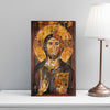 Cuadro «Cristo Pantocrátor» pintado a mano en acrílico sobre lienzo