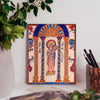 Cuadro «La Virgen María y el Niño Jesús» pintado a mano en acrílico sobre lienzo
