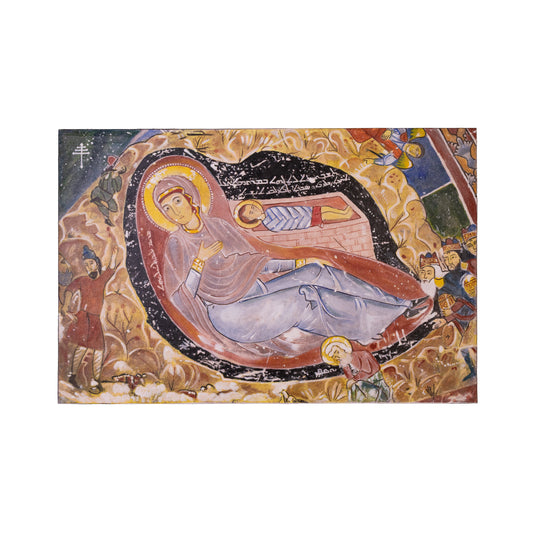 Cuadro «La Natividad» pintado a mano en acrílico sobre lienzo