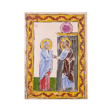 Cuadro «Mujer Cananea» pintado en acrílico sobre lienzo