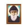 Cuadro «San Chárbel Makhlouf» pintado a mano en acrílico sobre lienzo