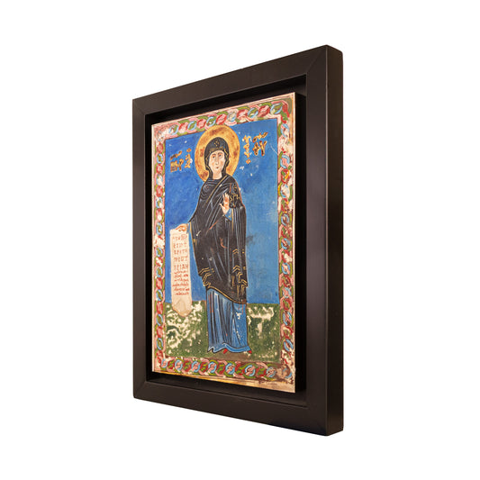 Cuadro «Theotokos, Madre de Dios» pintado a mano en acrílico sobre lienzo